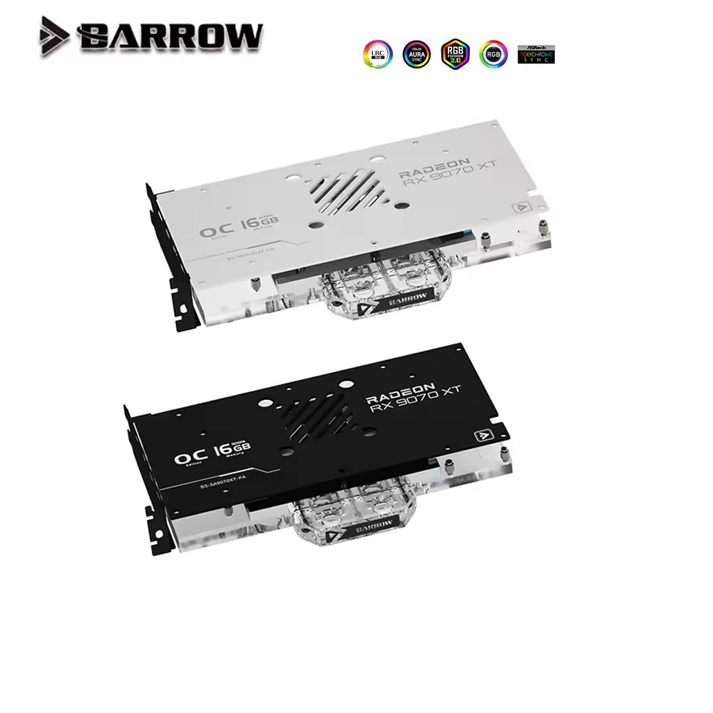 Barrow GPU Water Block For Sap - đánh giá và giá Rx 9070 Xt
