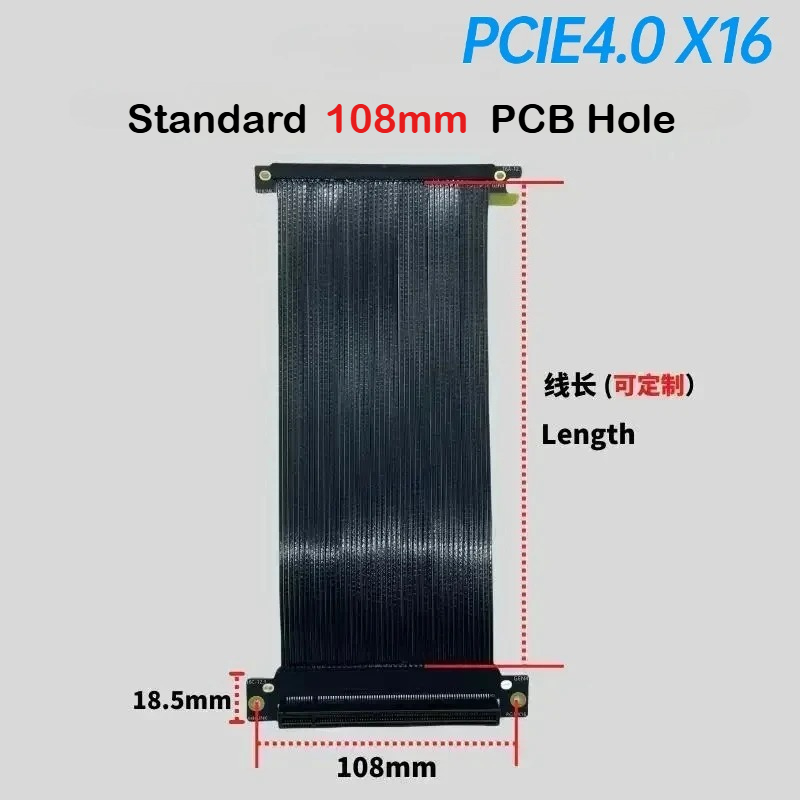 Silver-Plated Single Reverse 1 - đánh giá và giá Itx Gpu Riser Pcie 4.0 16X