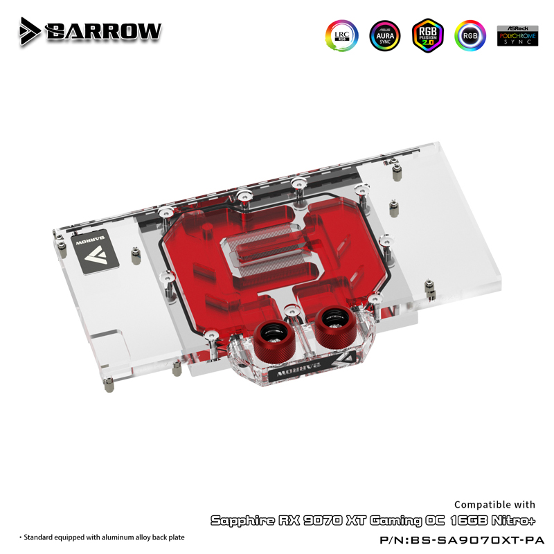 GPU Water Block For SAPPHIRE R - đánh giá và giá Rx 9070 Xt