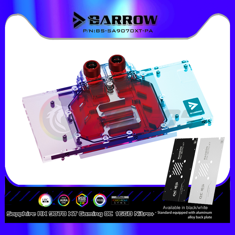 GPU Water Block For SAPPHIRE R - đánh giá và giá Rx 9070 Xt