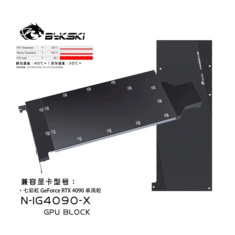 Bykski GPU Water Block for Col - đánh giá và giá Rtx 4090 Water Block